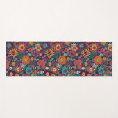Blumenmuster, ein Bouquet farbenfroher Blume Yogamatte (Vorderseite (Horizontal))