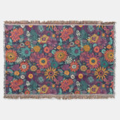 Blumenmuster, ein Bouquet mit bunten Blume, Decke (Vorderseite)