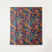 Blumenmuster, ein Bouquet mit bunten Blume, Wandteppich (Vorderseite)