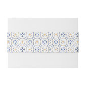 Blumenmuster Einladungsbanderole (Rückseitenbeispiel)