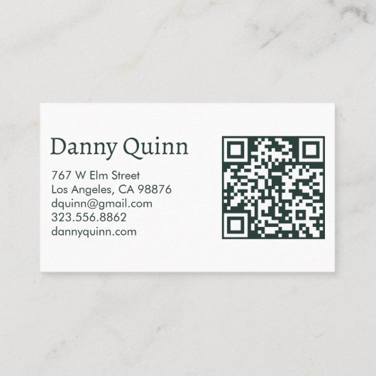 Blumenmuster Elegantes botanisches Rosa Grün Visitenkarte (Rückseite)