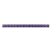 Blumenmuster Elegantes Dekoratives Geschenkverpack Satinband (Vorderseite)