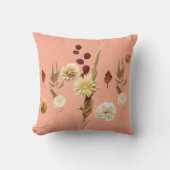 Blumenmuster - Elegantes und künstlerisches Design Kissen (Vorderseite)