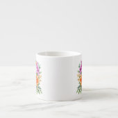 Blumenmuster espressotasse (Vorderseite)