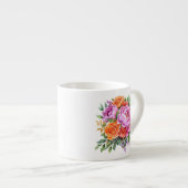 Blumenmuster espressotasse (Vorderseite Rechts)