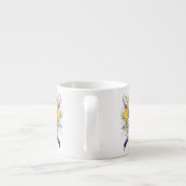 Blumenmuster espressotasse (Rückseite)
