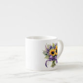 Blumenmuster espressotasse (Vorderseite Rechts)