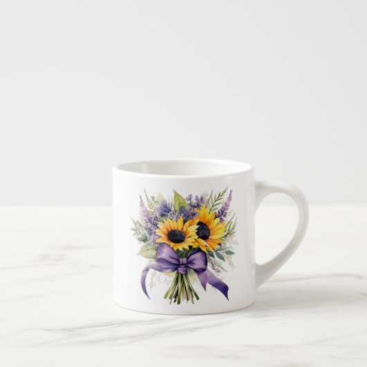 Blumenmuster espressotasse (Rechts)