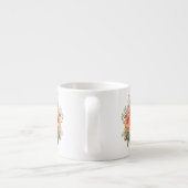 Blumenmuster espressotasse (Rückseite)