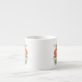 Blumenmuster espressotasse (Vorderseite)