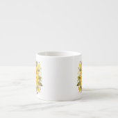 Blumenmuster espressotasse (Vorderseite)