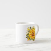 Blumenmuster espressotasse (Vorderseite Rechts)