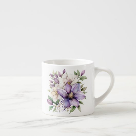 Blumenmuster espressotasse (Rechts)