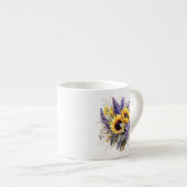 Blumenmuster espressotasse (Vorderseite Rechts)