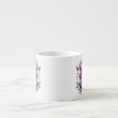 Blumenmuster espressotasse (Vorderseite)