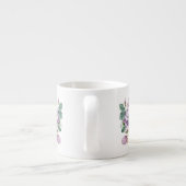 Blumenmuster espressotasse (Rückseite)