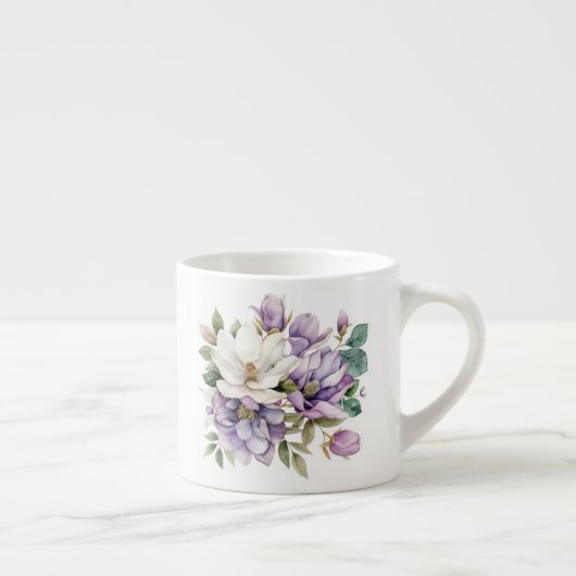 Blumenmuster espressotasse (Rechts)