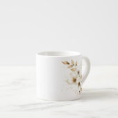 Blumenmuster espressotasse (Vorderseite Rechts)
