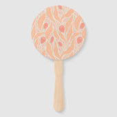 Blumenmuster Fächer (Rückseite)