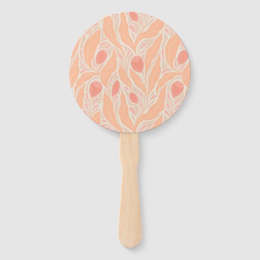 Blumenmuster Fächer (Rückseite)