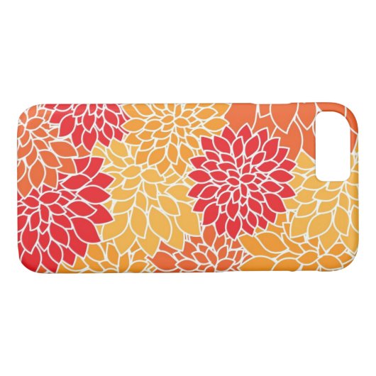 Blumenmuster-Fall Case-Mate iPhone Hülle (Rückseite (Horizontal))