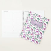 Blumenmuster Farbe Farbe Rosa Ihr Name Planer (Anzeige)