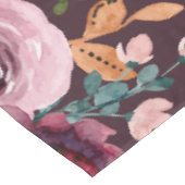 Blumenmuster Fashion Wasserfarbe farbig Tischdecke (Schrägansicht)