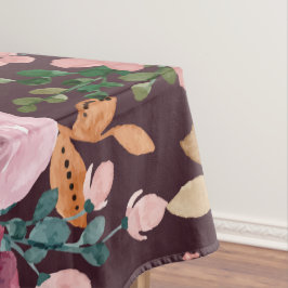 Blumenmuster Fashion Wasserfarbe farbig Tischdecke