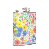 Blumenmuster Flachmann (Rechts)