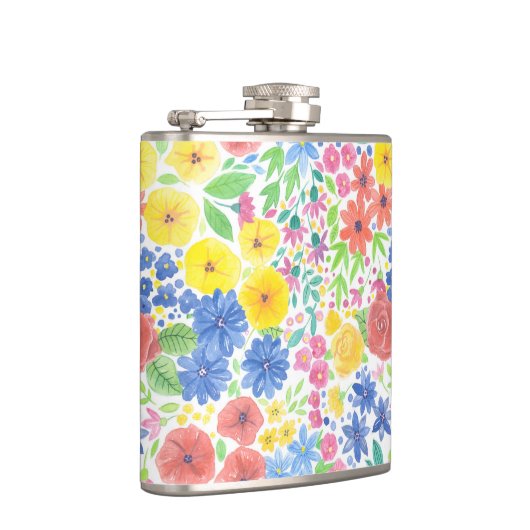 Blumenmuster Flachmann (Rechts)