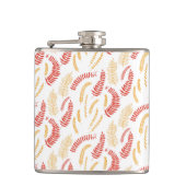 Blumenmuster Flachmann (Vorderseite)