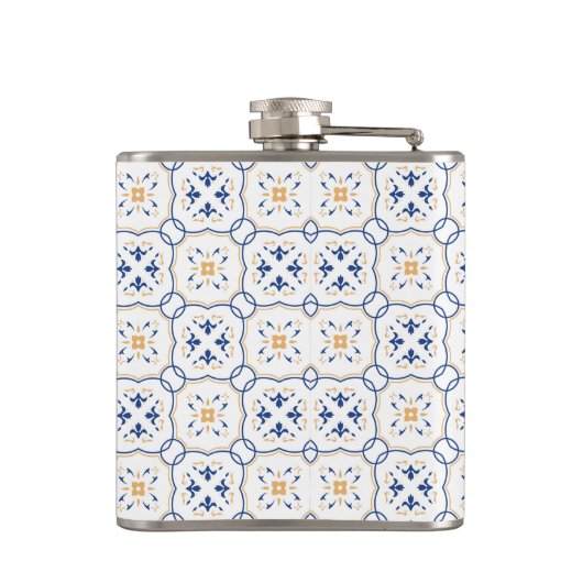 Blumenmuster Flachmann (Rückseite)