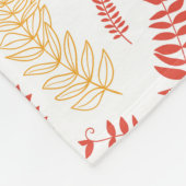 Blumenmuster Fleecedecke (Ecke)