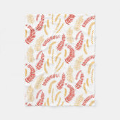 Blumenmuster Fleecedecke (Vorderseite)