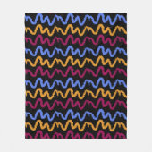 Blumenmuster Fleecedecke (Vorderseite)