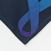 Blumenmuster Fleecedecke (Ecke)