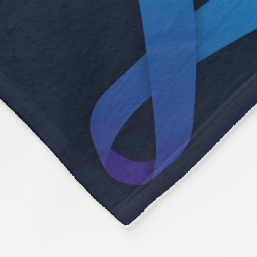 Blumenmuster Fleecedecke (Ecke)