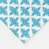 Blumenmuster Fleecedecke (Ecke)