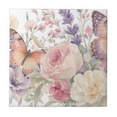 Blumenmuster Fliese (Vorderseite)