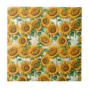 Blumenmuster Fliese