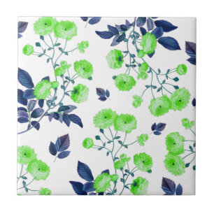Blumenmuster  fliese