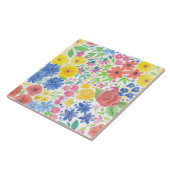 Blumenmuster Fliese (Seite)