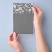 Blumenmuster Flyer (Handgriff)