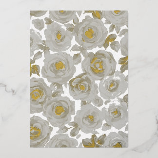 Blumenmuster Folien Feiertagskarte