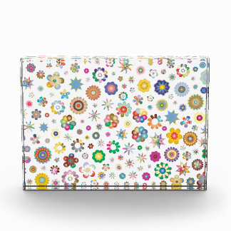 Blumenmuster Fotoblock