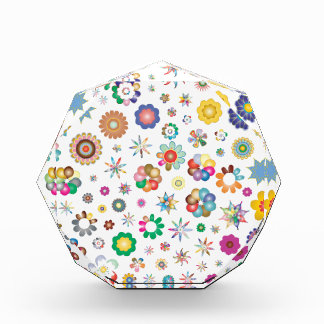 Blumenmuster Fotoblock