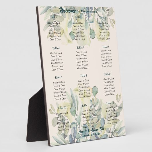 Blumenmuster Fotoplatte (Seite)