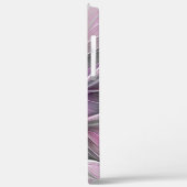 Blumenmuster Fraktal Moderne Abstrakte Blume Rosa  Case-Mate iPhone Hülle (Rückseite / Links)