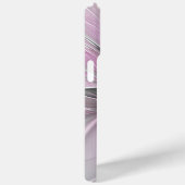 Blumenmuster Fraktal Moderne Abstrakte Blume Rosa Case-Mate iPhone Hülle (Rückseite / Rechts)