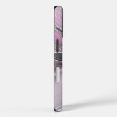 Blumenmuster Fraktal Moderne Abstrakte Blume Rosa Case-Mate iPhone Hülle (Rückseite / Rechts)